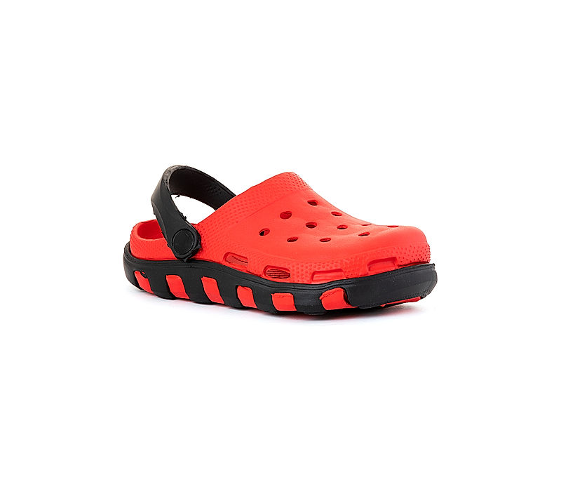 KHADIM Pedro Red Washable Clog Sandal for Boys - 5-10 yrs (6790035)