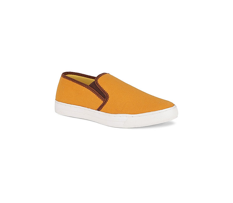 KHADIM Lazard Yellow Loafer Sneakers Canvas Shoe for Men (3361148)
