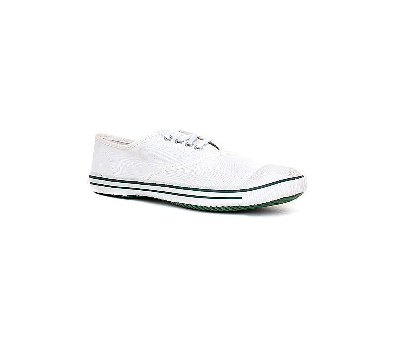 KHADIM White School Tennis Shoe for Kids - 2.5-4.5 yrs (4271141)