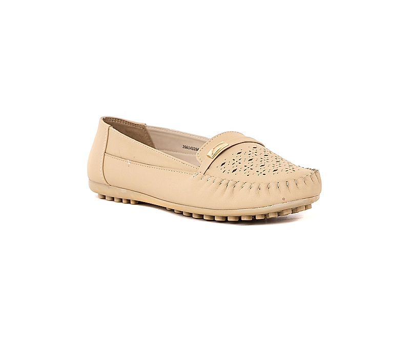 KHADIM Sharon Beige Loafers Casual Shoe for Women (2661438)