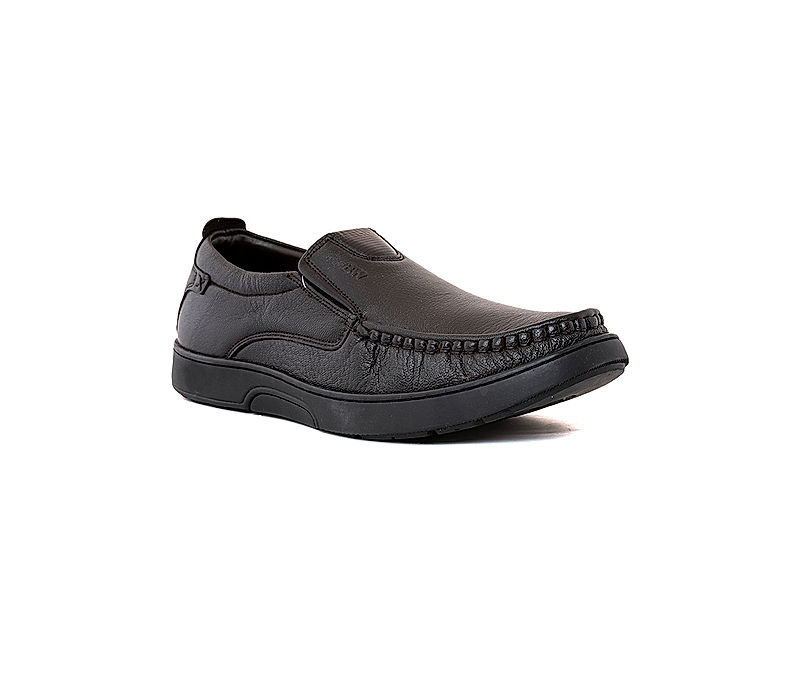 KHADIM British Walkers Brown Leather Formal Slip On Shoe for Men (5406964)