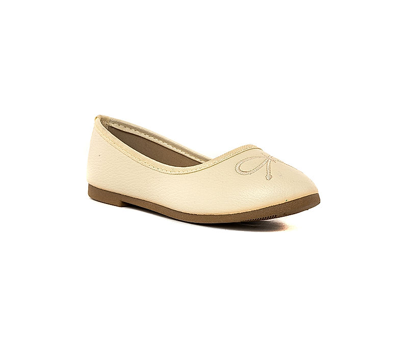 KHADIM Adrianna White Ballerina Casual Shoe for Girls - 4-7.5 yrs (6490141)