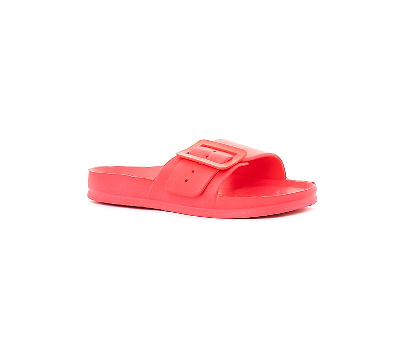 KHADIM Waves Pink Washable Mule Slide Slippers for Women (6760315)