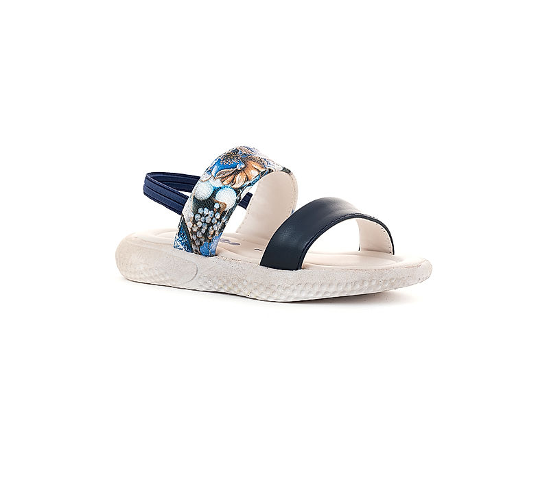 KHADIM Bonito Navy Blue Flat Slingback Sandal for Girls - 2-4.5 yrs (5610689)