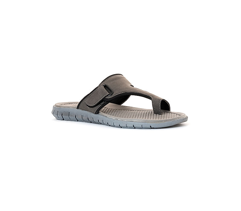 KHADIM Softouch Grey Casual Slip On Sandal for Men (7281512)