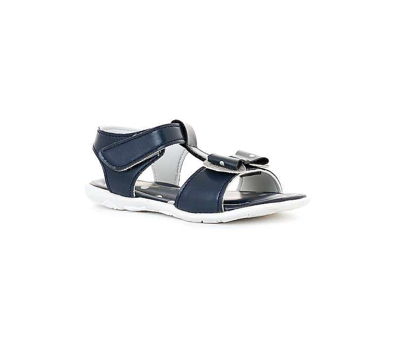 KHADIM Bonito Navy Blue Flat Sandal for Girls - 2-4.5 yrs (6537639)
