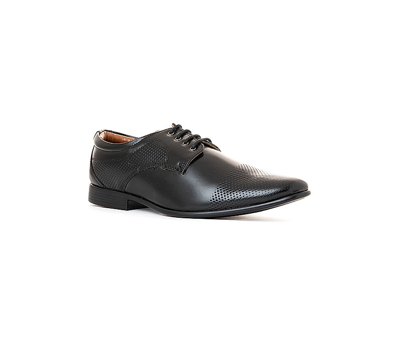 KHADIM Lazard Black Formal Derby Shoe for Men (6550206)