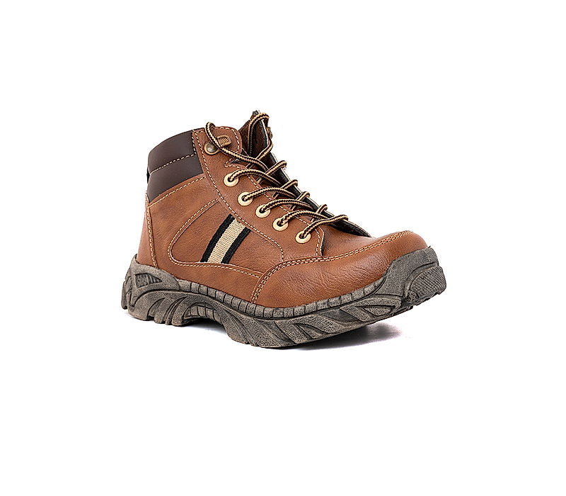 KHADIM Pedro Brown Outdoor Boots for Boys - 8-13 yrs (5661173)