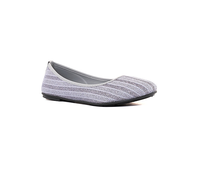 KHADIM Grey Ballerina Casual Shoe for Women (6537812)