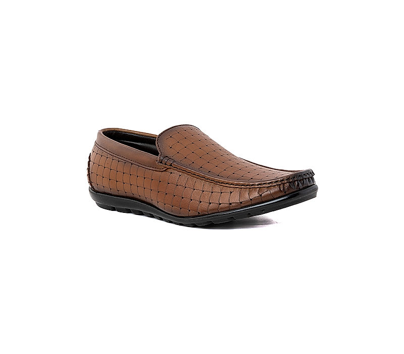 KHADIM Lazard Brown Leather Loafers Casual Shoe for Men (6890104)