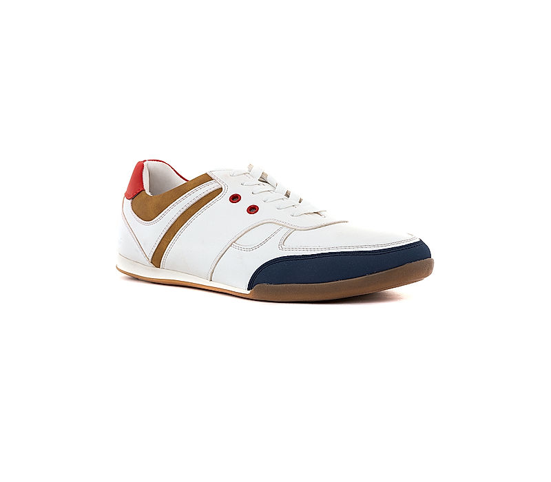 KHADIM Lazard White Sneakers Casual Shoe for Men (7100041)