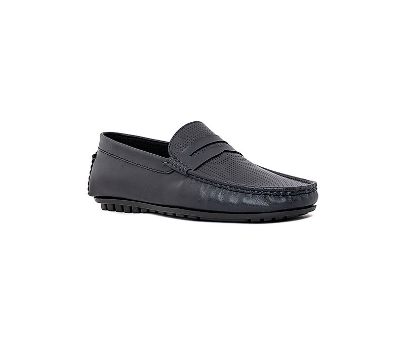 KHADIM Navy Blue Moccasins Casual Shoe for Men (7160289)