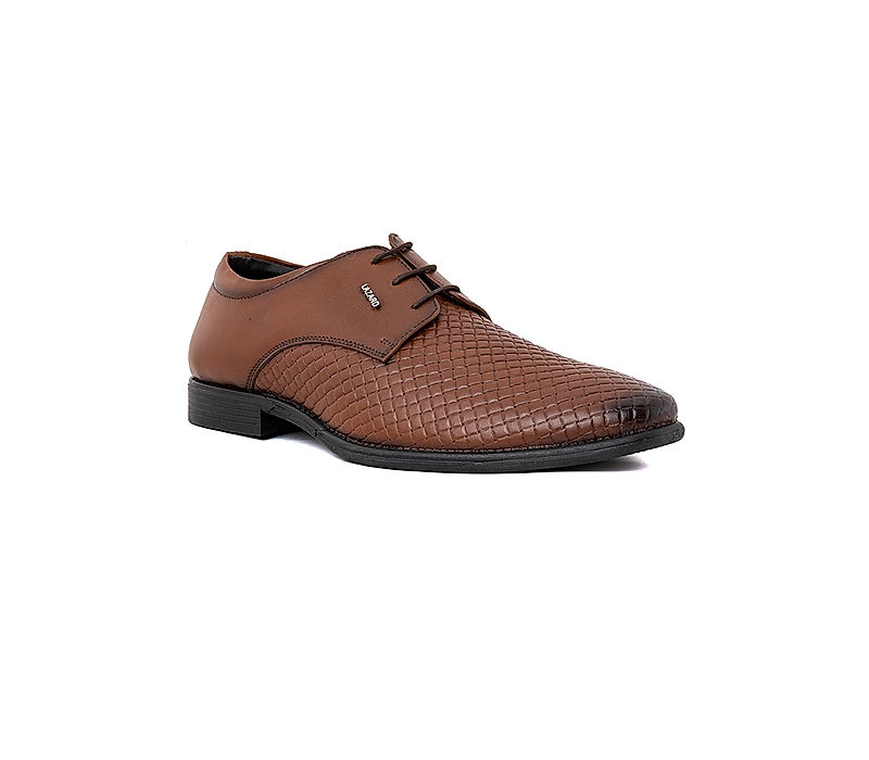 KHADIM Lazard Brown Leather Formal Derby Shoe for Men (9361304)