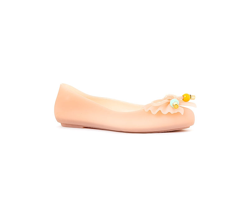 KHADIM Waves Rose Gold Washable Ballerina Casual Shoe for Women (6790098)