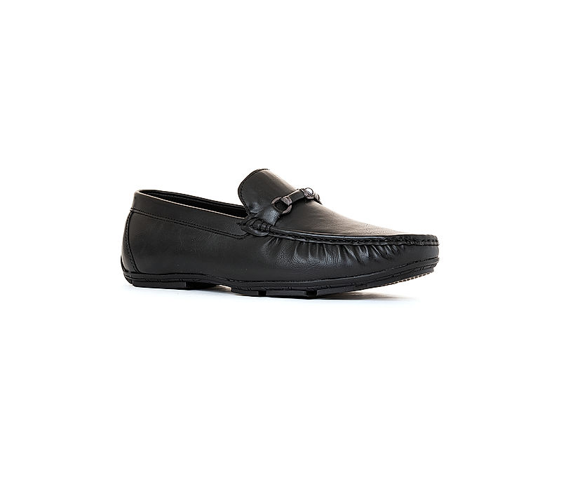 KHADIM Lazard Black Horsebit Loafers Casual Shoe for Men (7160256)