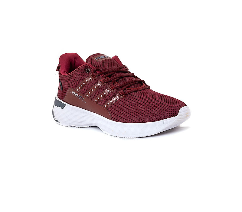 KHADIM Fitnxt Burgundy Running Sports Shoes for Men (6670205)