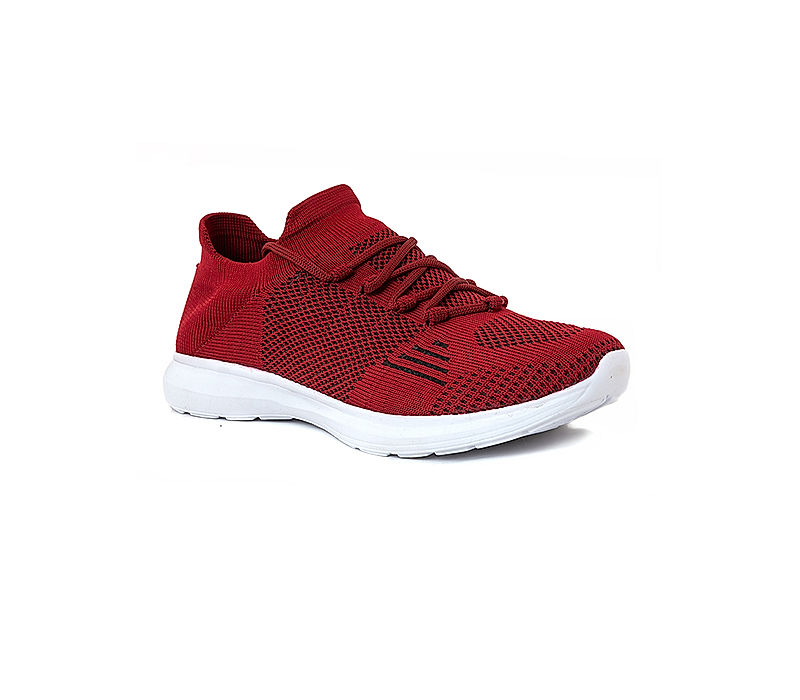 KHADIM Fitnxt Maroon Red Running Sports Shoes for Men (7060225)