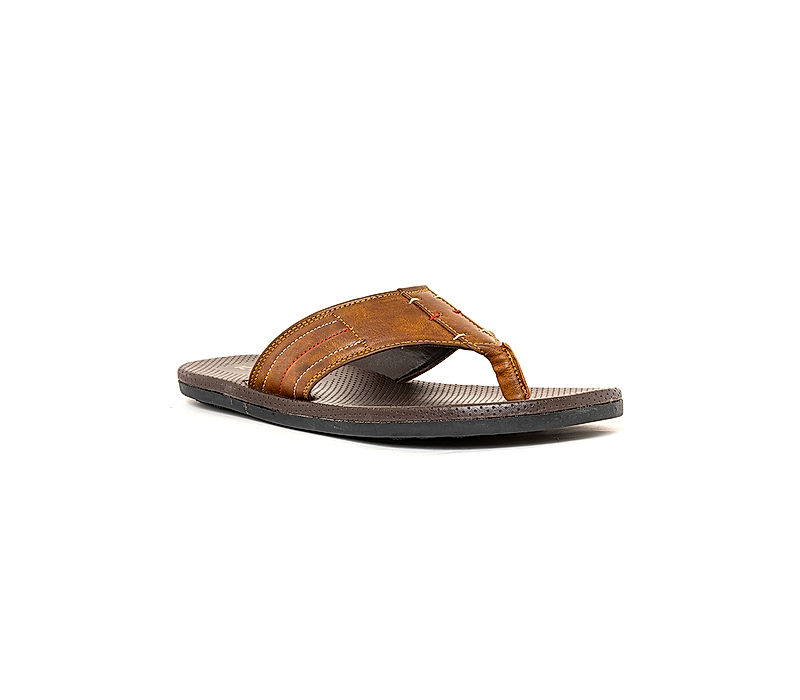 KHADIM Brown Casual Flip Flops for Men (3351043)