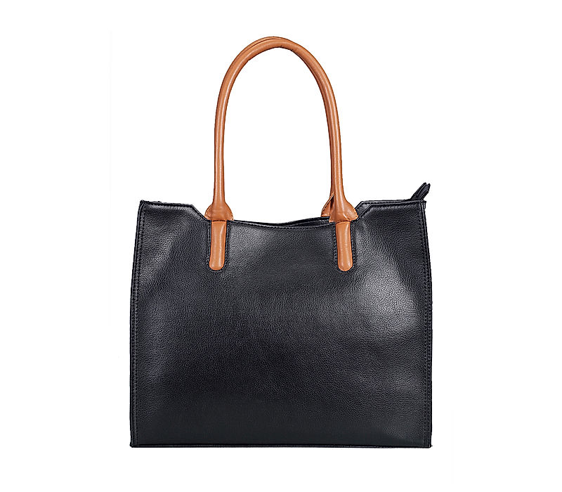 Khadim Black Tote Handbag for Women (4513846)