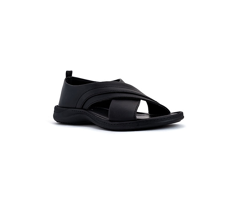 KHADIM Black Casual Peshawari Slip On Sandal for Men (3813096)