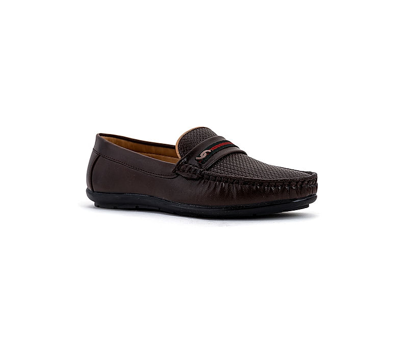 KHADIM Pedro Brown Moccasins Casual Shoe for Boys - 8-13 yrs (5240624)