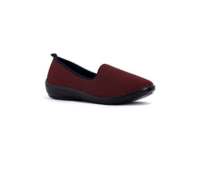 KHADIM Maroon Red Slip On Casual Shoe for Women (5260375)