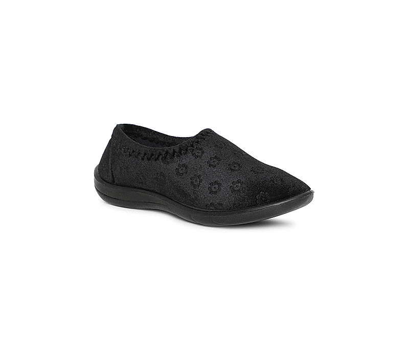 KHADIM Black Slip On Casual Shoe for Women (2943216)