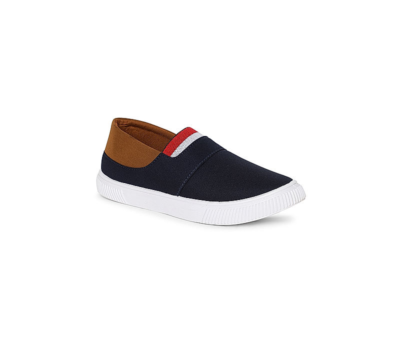 KHADIM Pro Navy Blue Loafer Sneakers Canvas Shoe for Men (6020159)