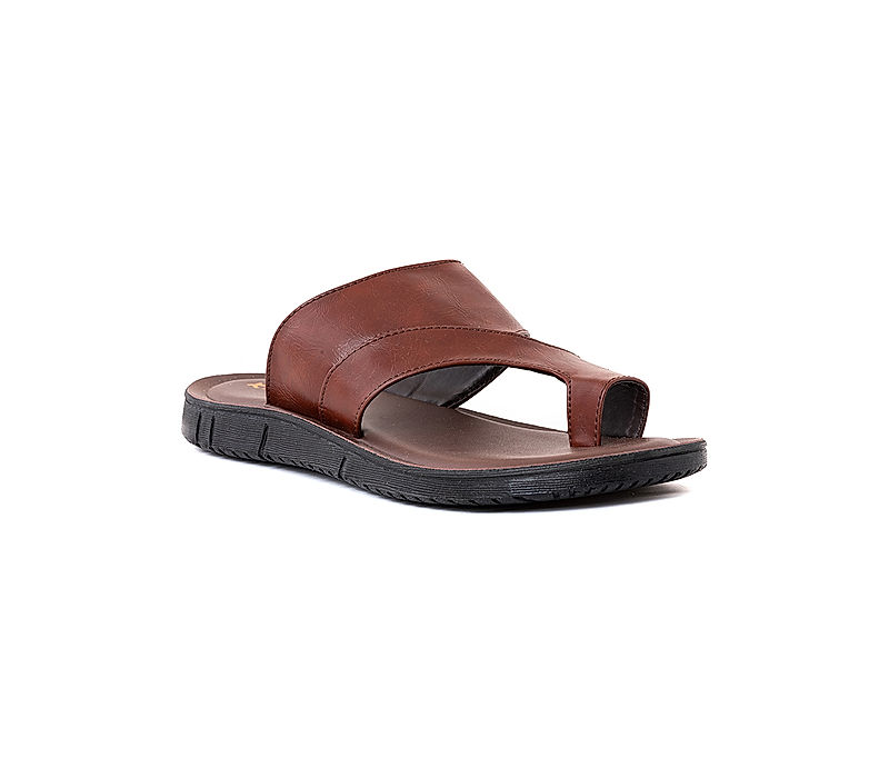KHADIM Brown Casual Slip On Sandal for Men (2943784)