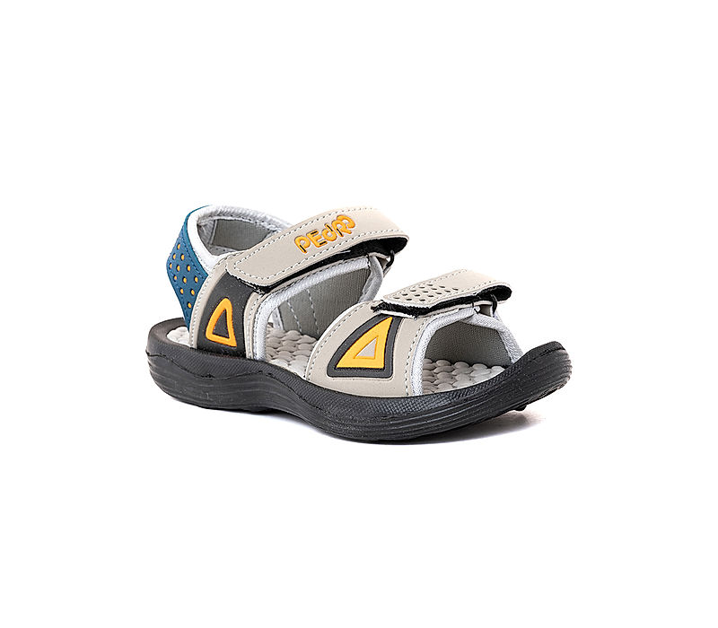 KHADIM Pedro Grey Floaters Kitto Sandal for Boys - 5-13 yrs (4731785)