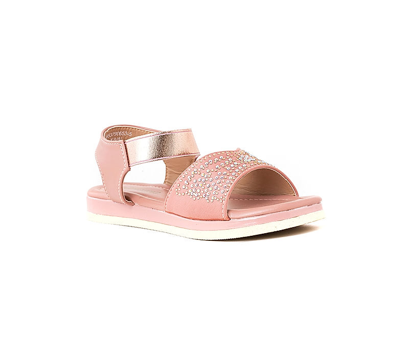 KHADIM Adrianna Pink Flat Slingback Sandal for Girls - 4.5-12 yrs (6537905)