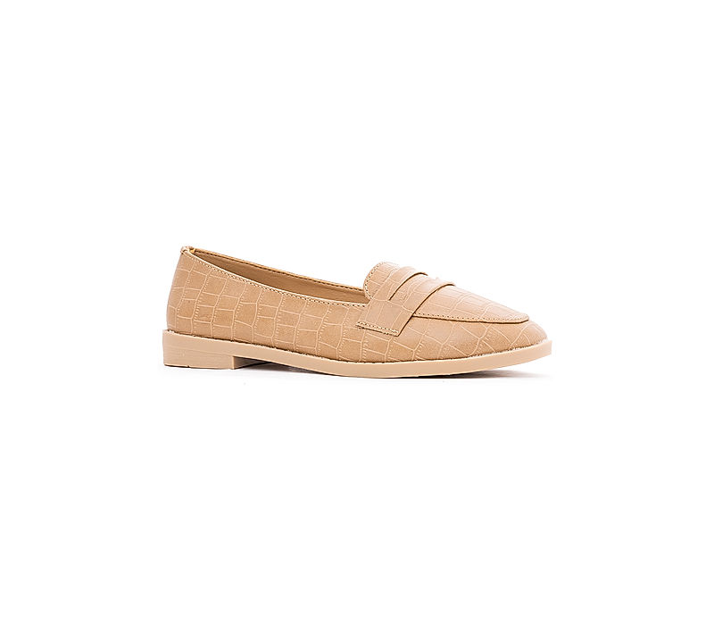 KHADIM Sharon Beige Penny Loafers Casual Shoe for Women (2708718)