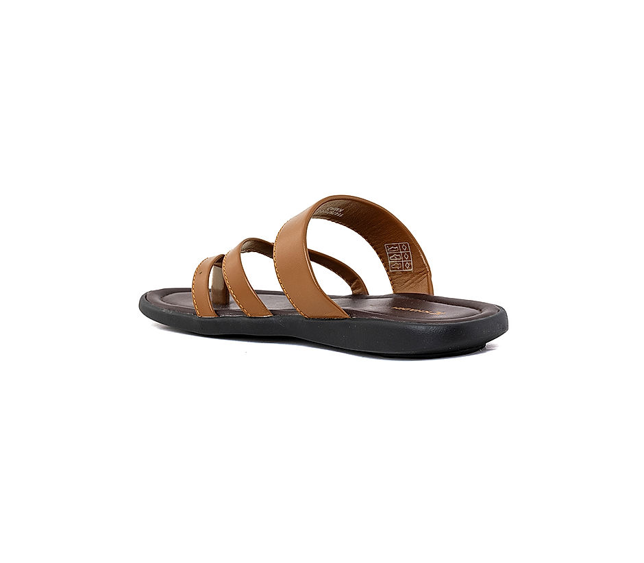 KHADIM Brown Casual Slip On Sandal for Men 1147873