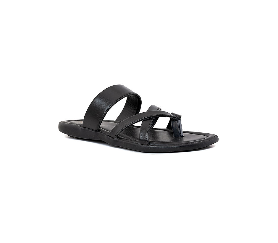 KHADIM Black Casual Slip On Sandal for Men 1147876