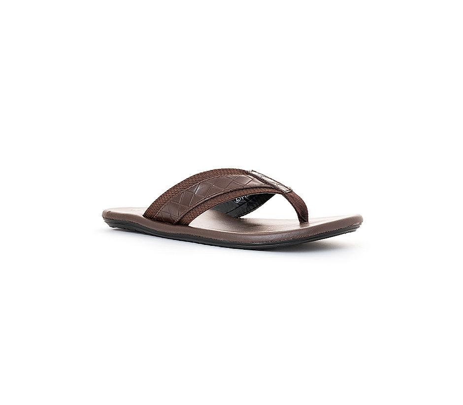 Buy Khadim Brown Flip Flops for Men Online at Khadims 15186515140