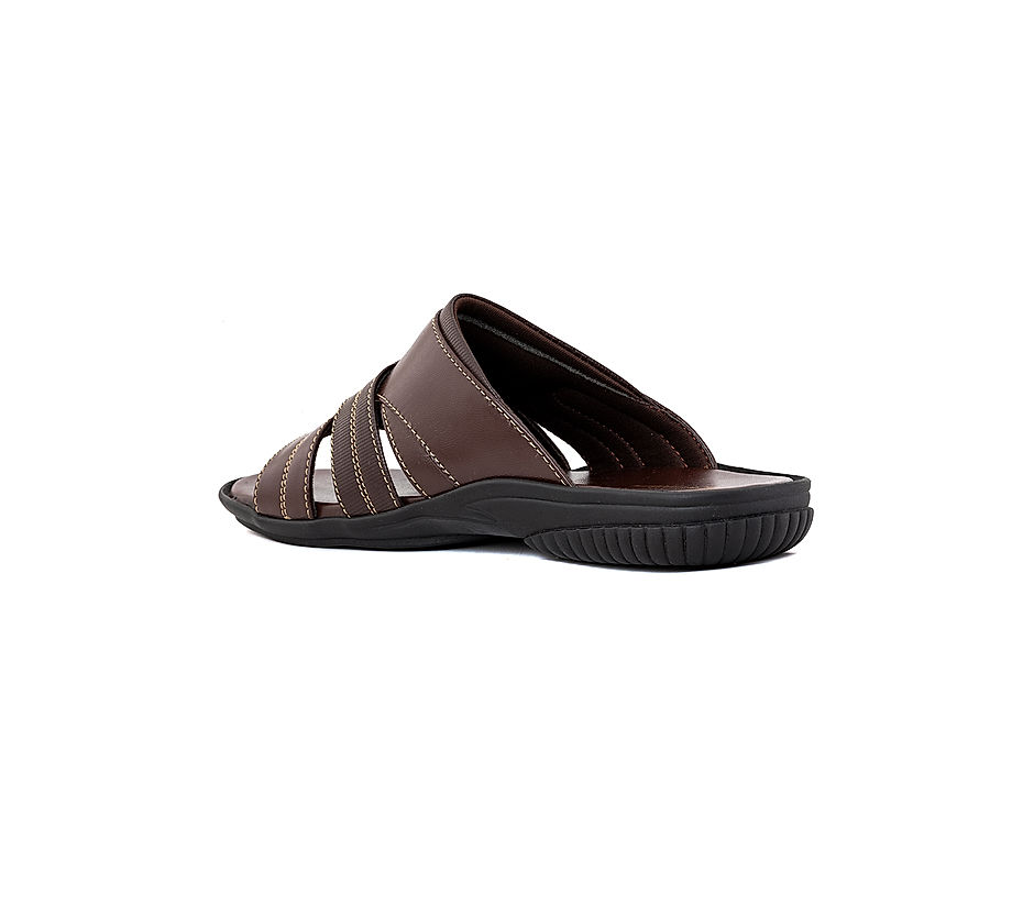 KHADIM Brown Casual Mule Slip On Sandal for Men 2092994