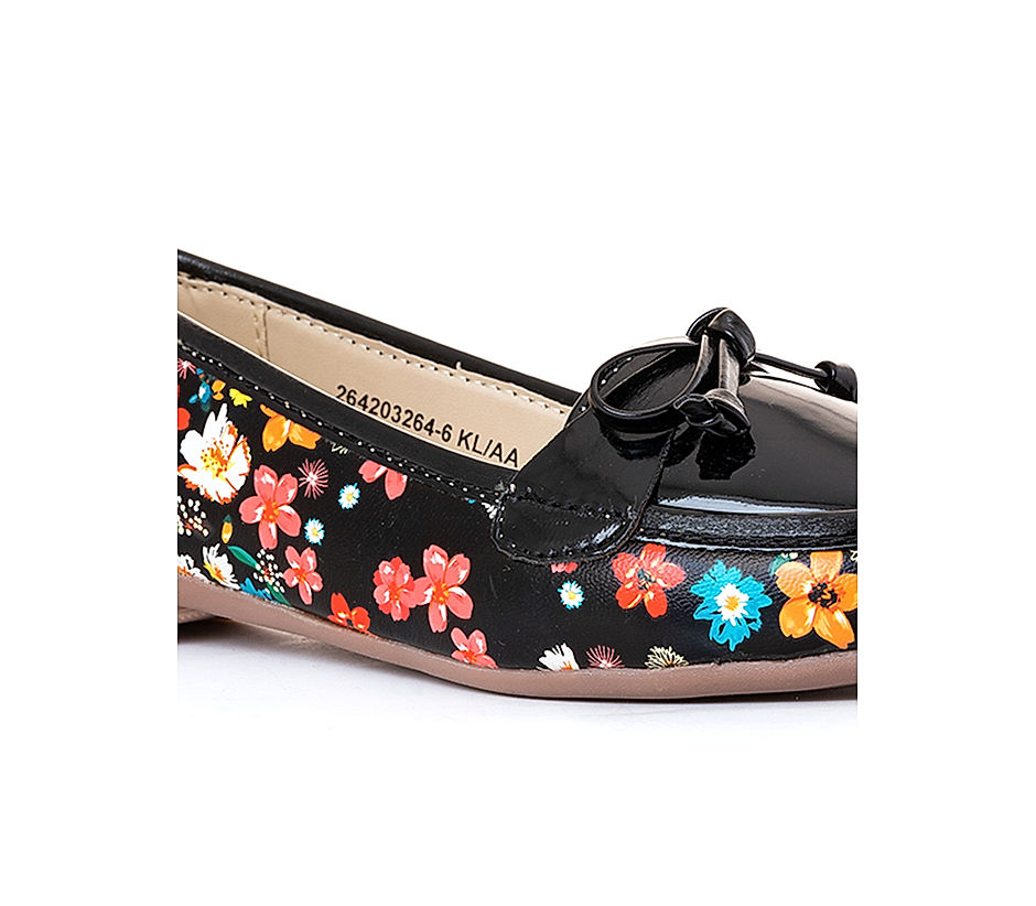 Adrianna Black Loafers Casual Shoe for Girls 4.5 12 yrs