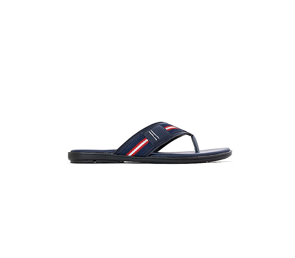 Khadim Navy Flip Flops for Men