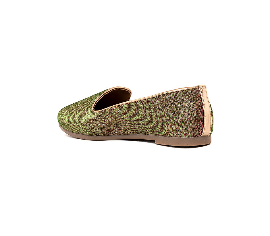KHADIM Green Loafers Casual Shoe for Women 2708834