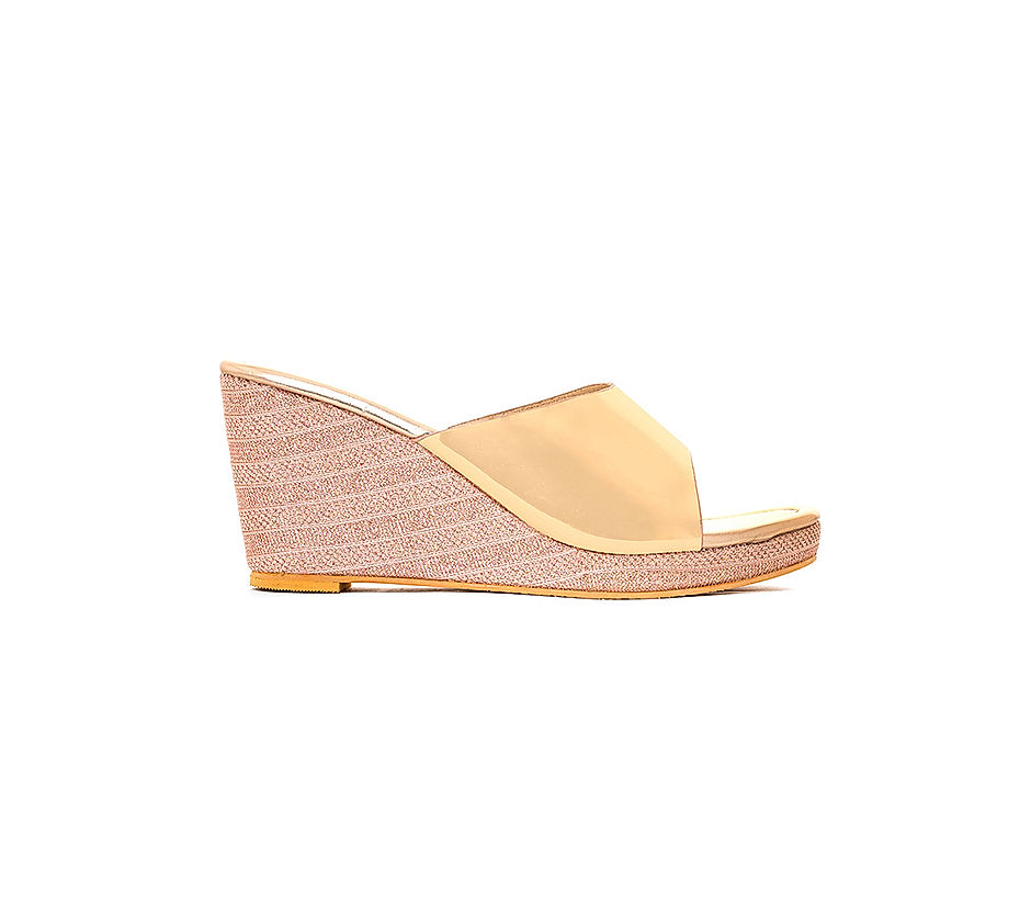 High heel wedge mules online