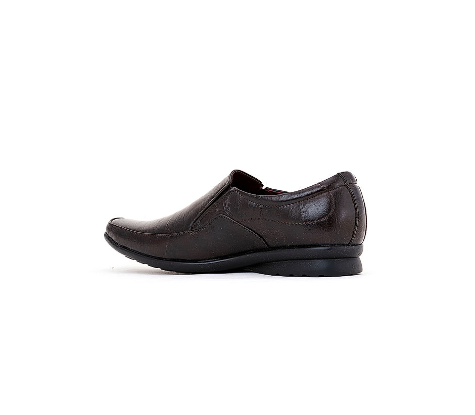 KHADIM Brown Formal Slip On Shoe for Men (2832414)