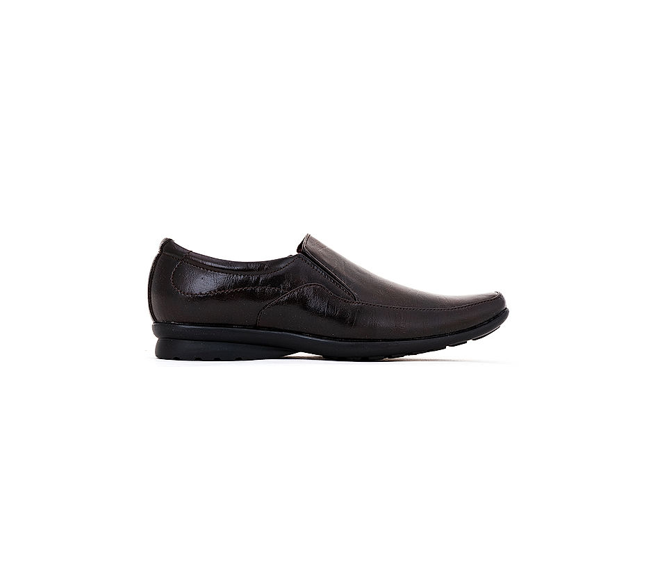 KHADIM Brown Formal Slip On Shoe for Men (2832414)