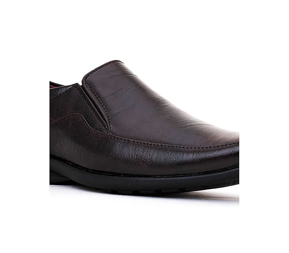 KHADIM Brown Formal Slip On Shoe for Men (2832414)