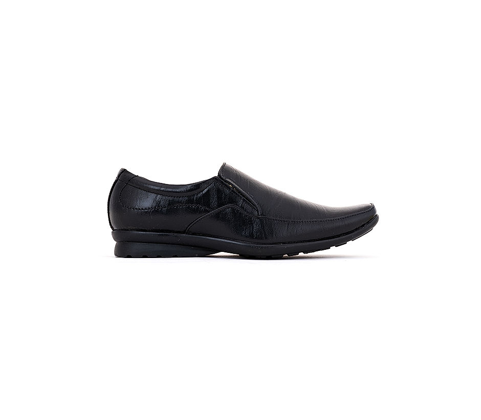 KHADIM Black Formal Slip On Shoe for Men (2832416)
