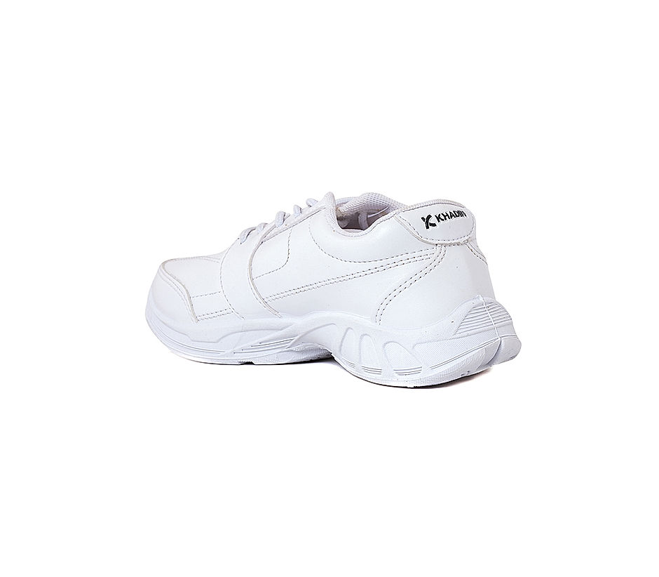 KHADIM White School Sports Shoes for Boys - 8-13 yrs (2892651)