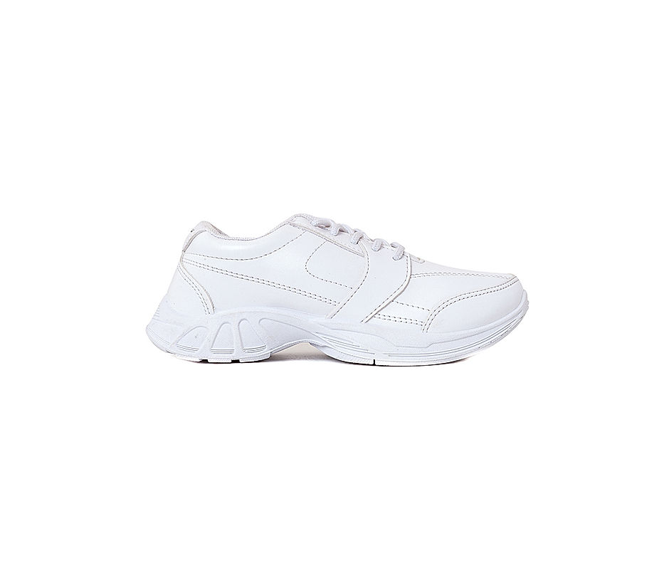 KHADIM White School Sports Shoes for Boys - 8-13 yrs (2892651)