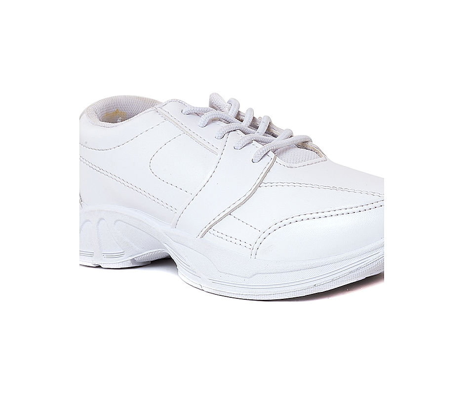 KHADIM White School Sports Shoes for Boys - 8-13 yrs (2892651)