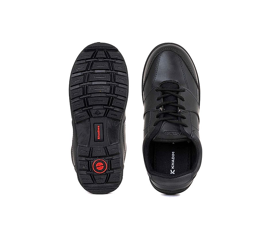 Khadim Boys Black Sneakers School Shoe