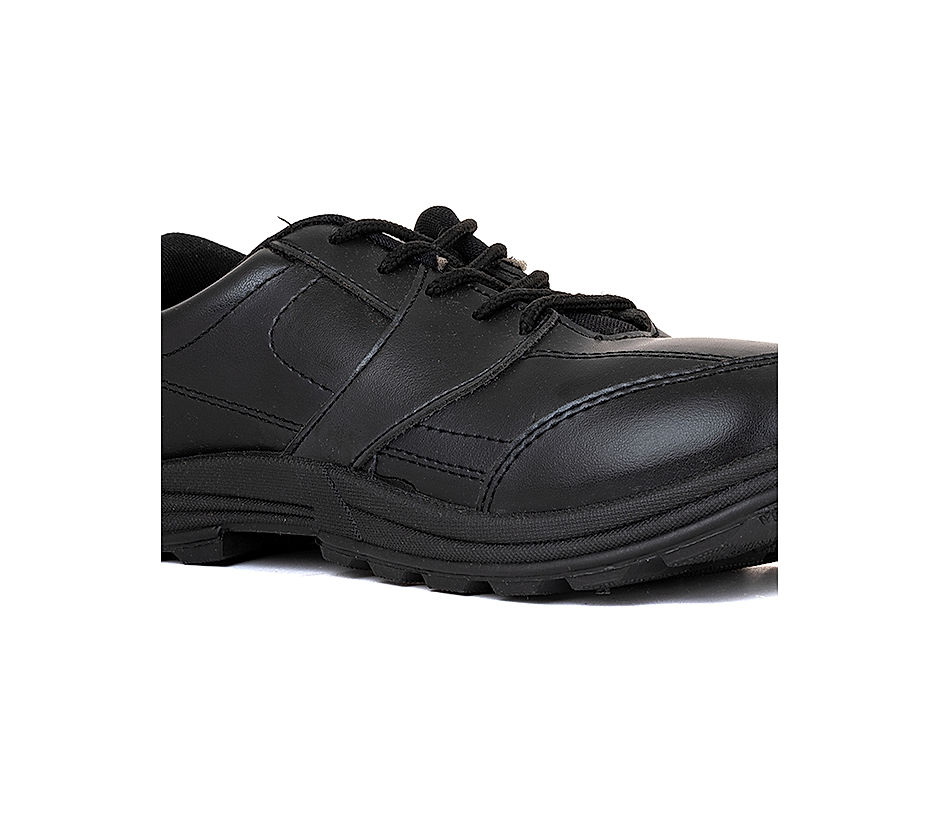 Khadim Boys Black Sneakers School Shoe