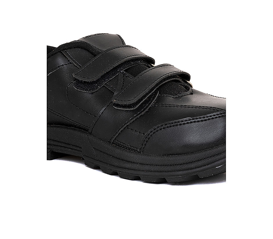 KHADIM Black School Sports Shoes for Boys - 2-3.5 yrs (2893326)